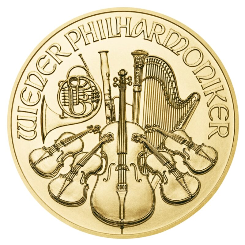 1 Ounce Gold Philharmonic Coin