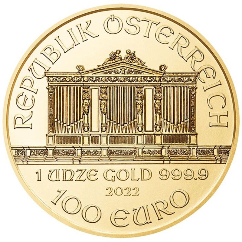 1 Ounce Gold Philharmonic Coin - Image 2