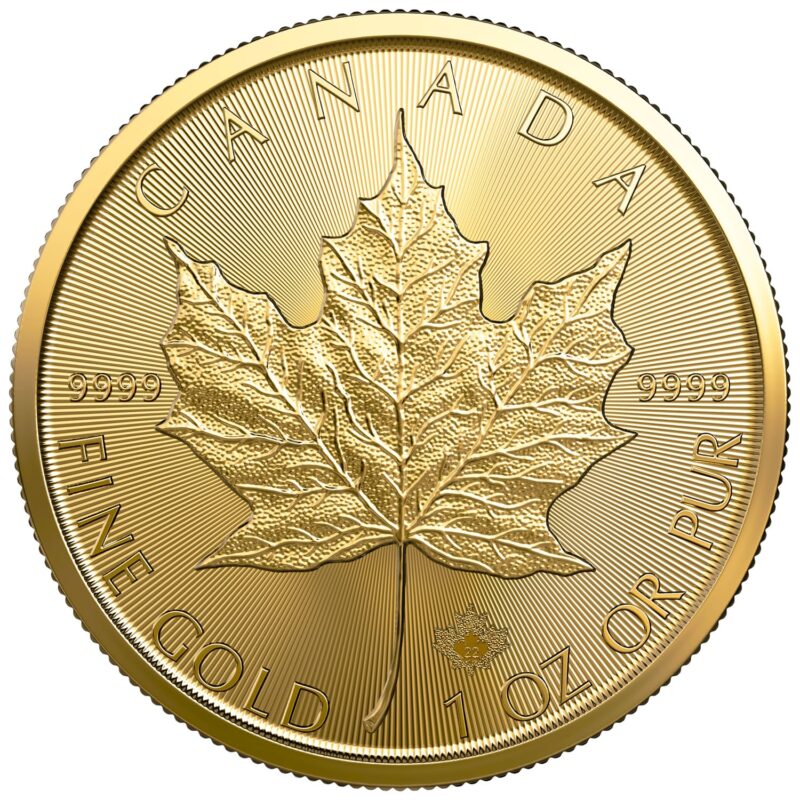 1 Ounce Gold Maple Leaf Coin - Image 2