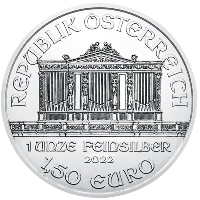 1 Ounce Silver Philharmonic Coin - Image 2