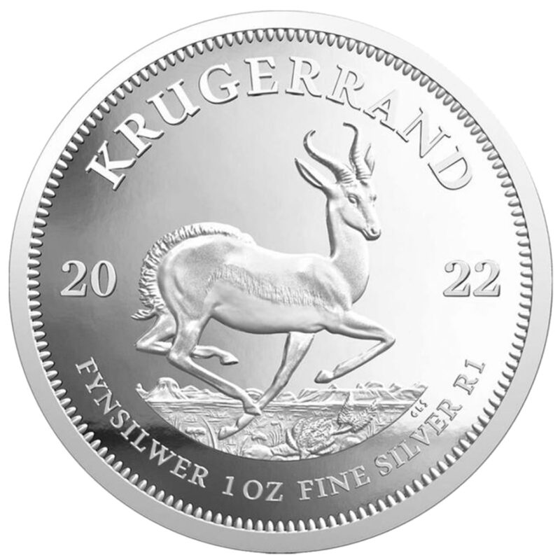 1 Ounce Silver Krugerrand Coin - Image 2