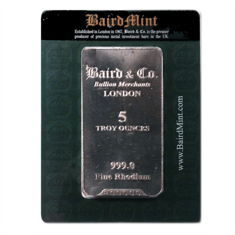 5 Ounce Palladium Bars (Random Brands)