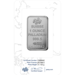 1 oz PAMP Suisse Palladium Bar