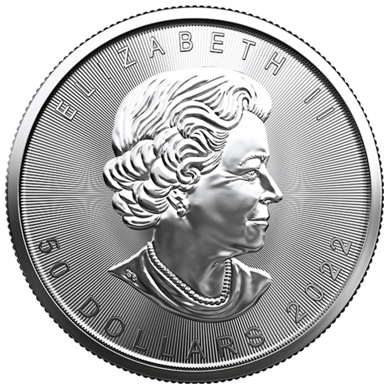 1 Ounce Platinum Canadian Maple Coin