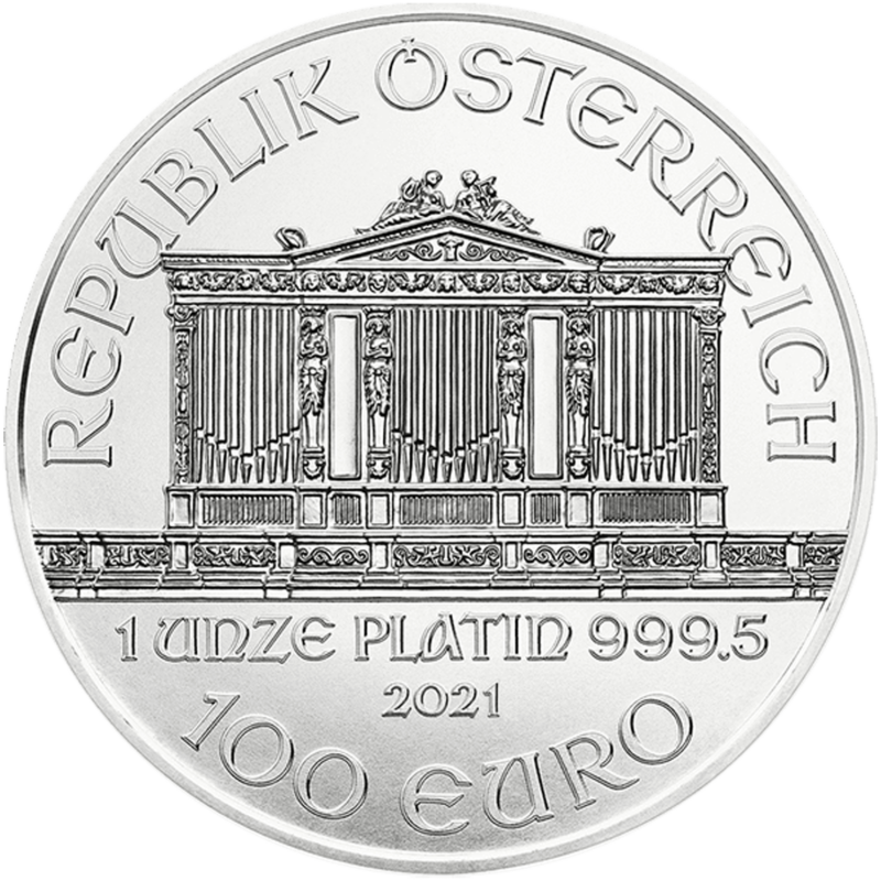 1 Ounce Platinum Austrian Philharmoniker Coin - Image 2