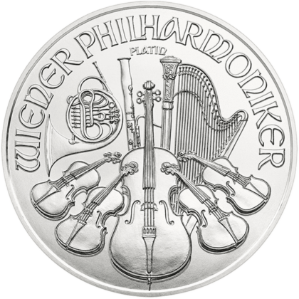 1 Ounce Platinum Austrian Philharmoniker Coin