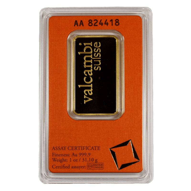 1 OUNCE VALCAMBI GOLD BAR - Image 2