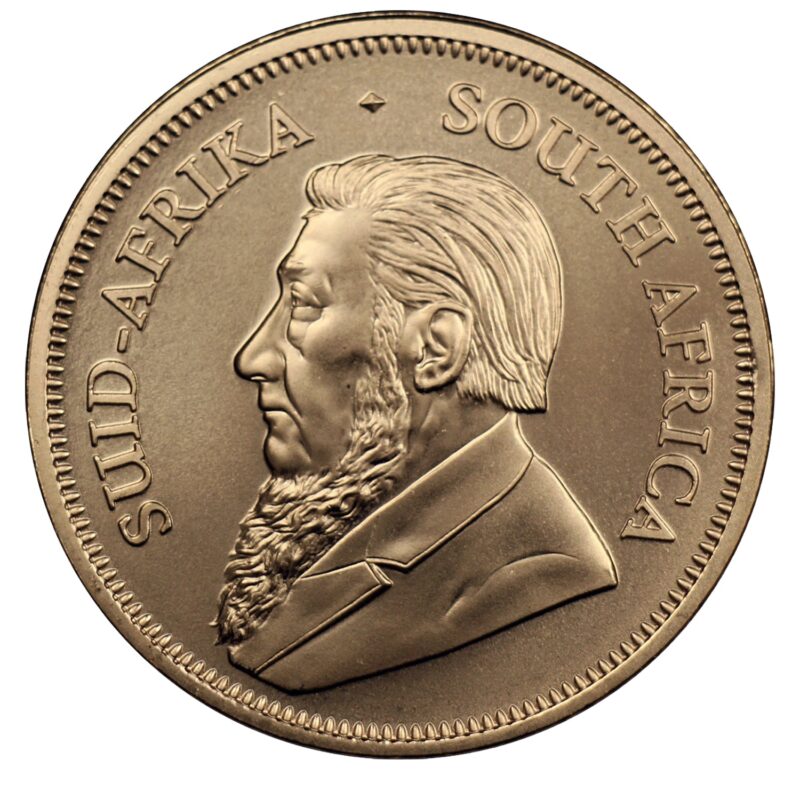 Obverse of 1/10th oz Gold Krugerrand Coin