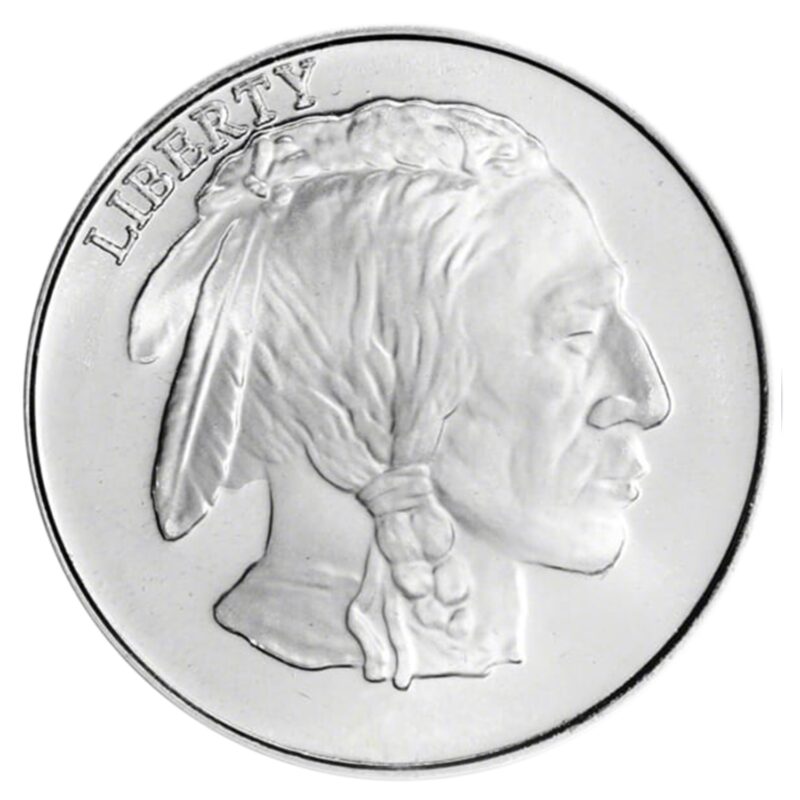 Obverse of 1oz Silver Buffalo Generic Round