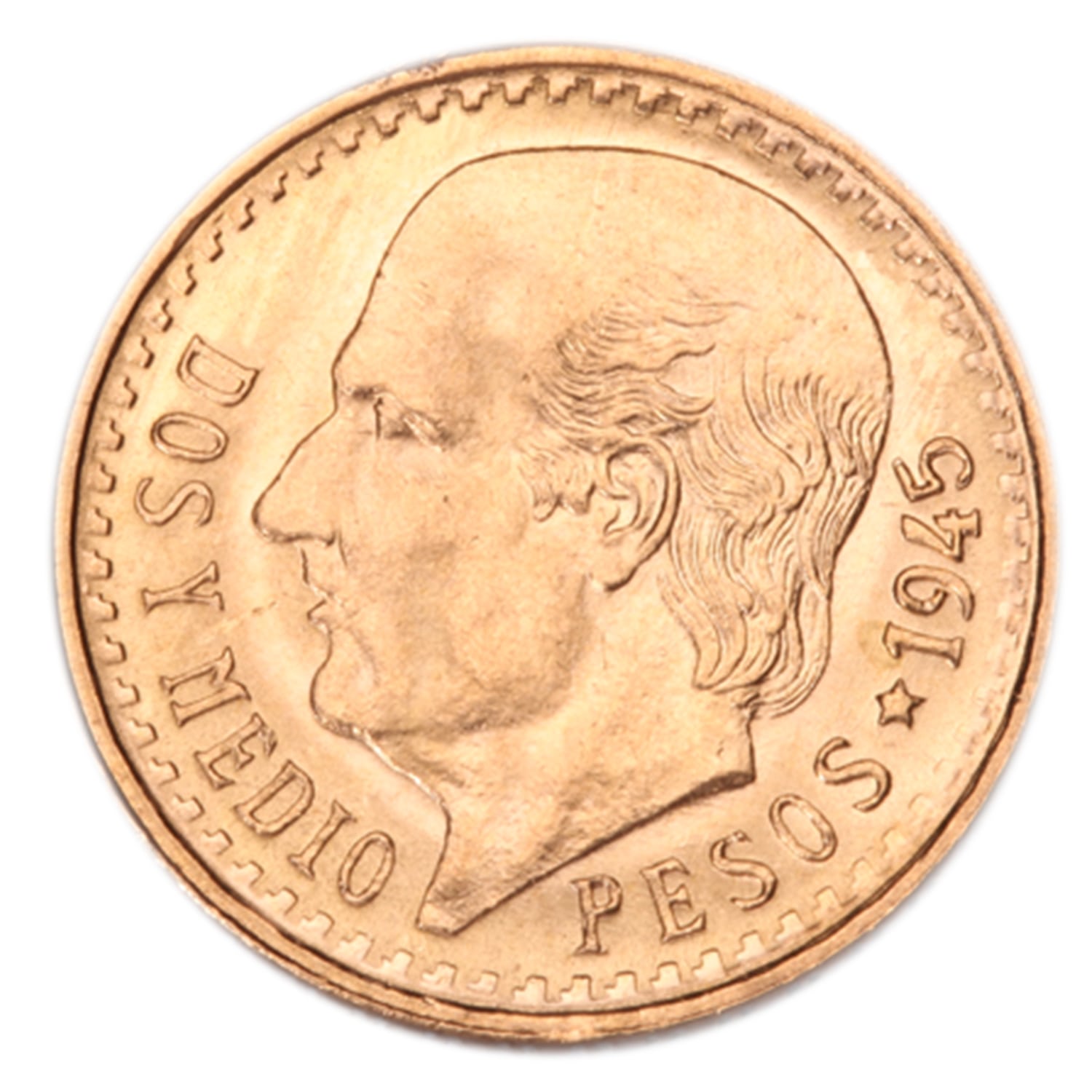 2 5 Peso Mexican Gold Coin Ausecure