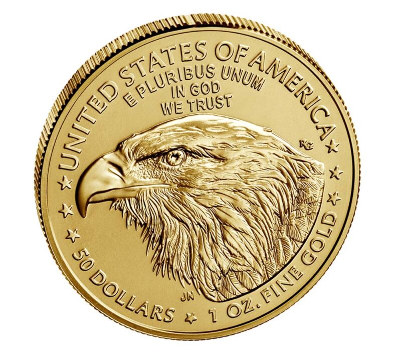 1 OUNCE GOLD EAGLE 2021 - Image 2