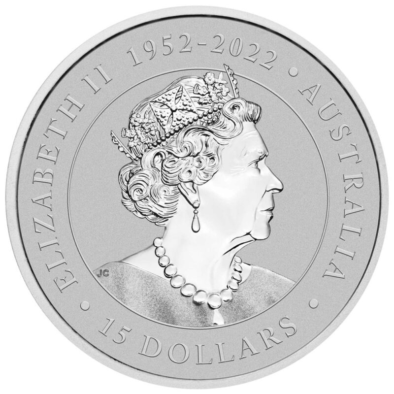 Obverse view of Australian Koala 2023 1/10oz Platinum Bullion Coin