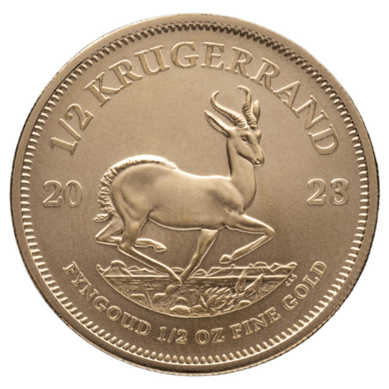 1/2 Ounce Krugerrand Gold Coin by Rand Refinery