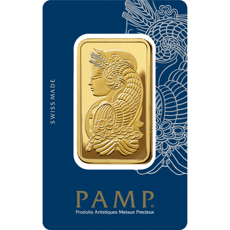 100g PAMP Gold Fortuna Bar