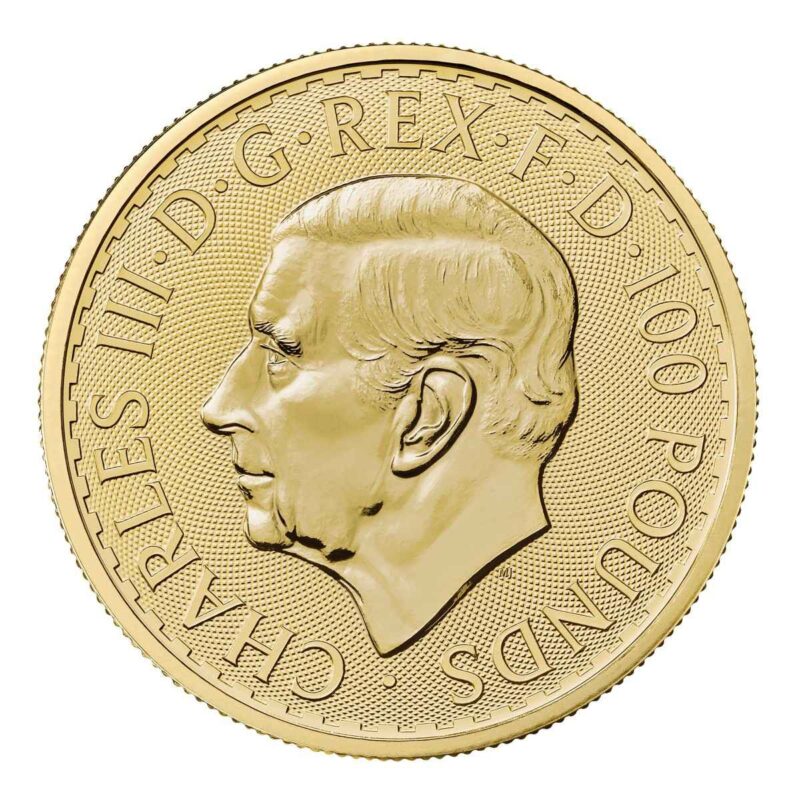 1 OUNCE GOLD BRITANNIA KING CHARLES 2023