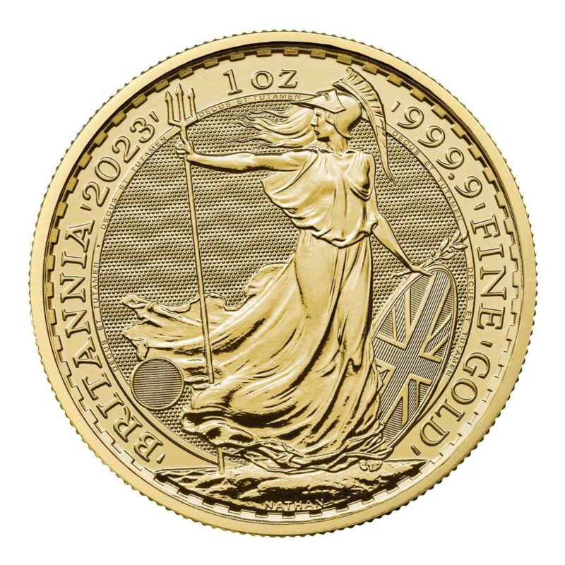 1 OUNCE GOLD BRITANNIA KING CHARLES 2023 - Image 2