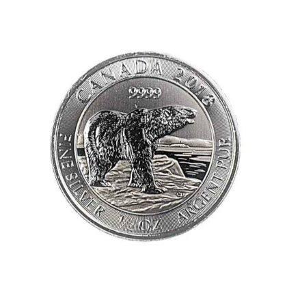 1/2 OUNCE SILVER RCM POLAR BEAR