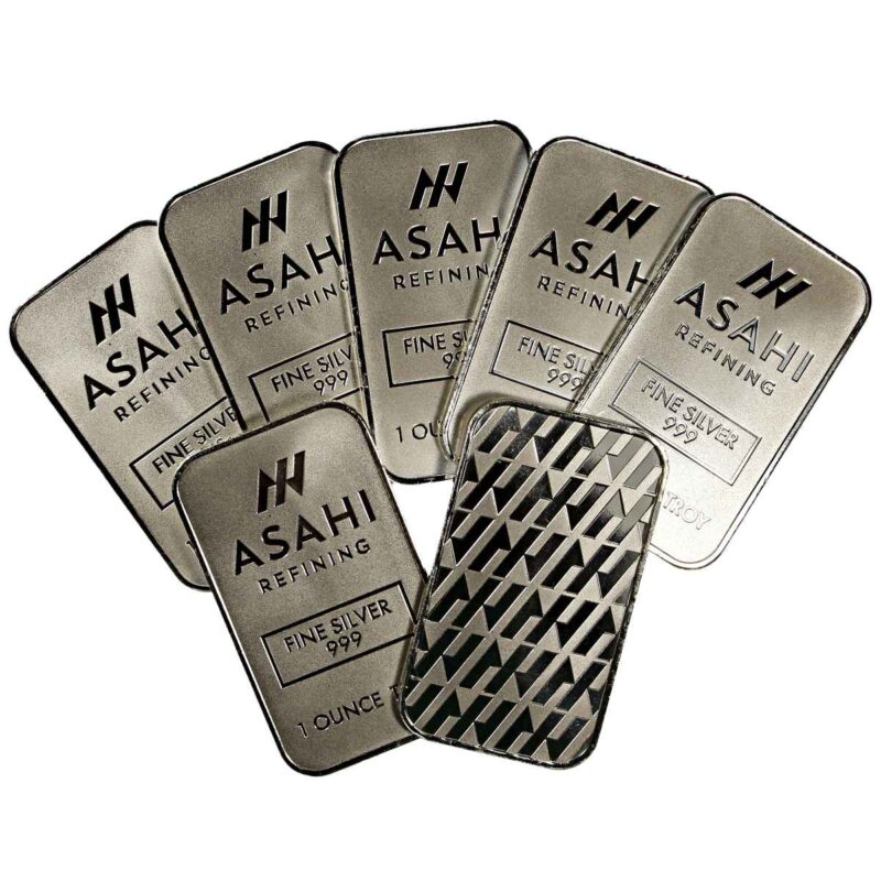 1 OUNCE SILVER BAR ASAHI - Image 3