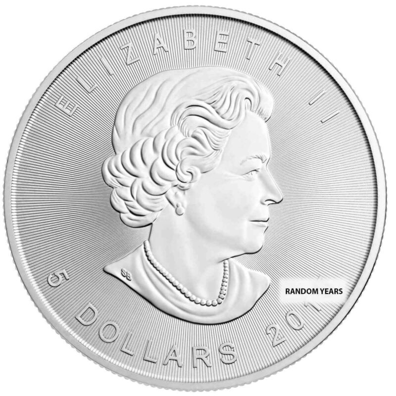 1 OUNCE CANADIAN SILVER MAPLE LEAF - Image 2