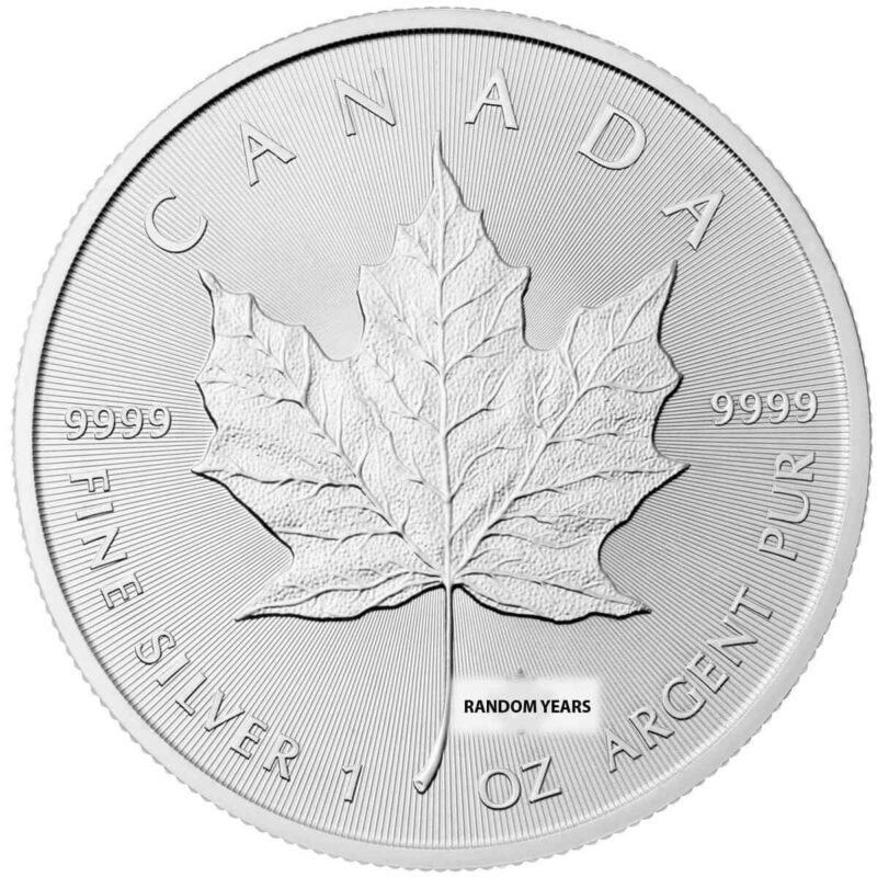 1 OUNCE CANADIAN SILVER MAPLE LEAF