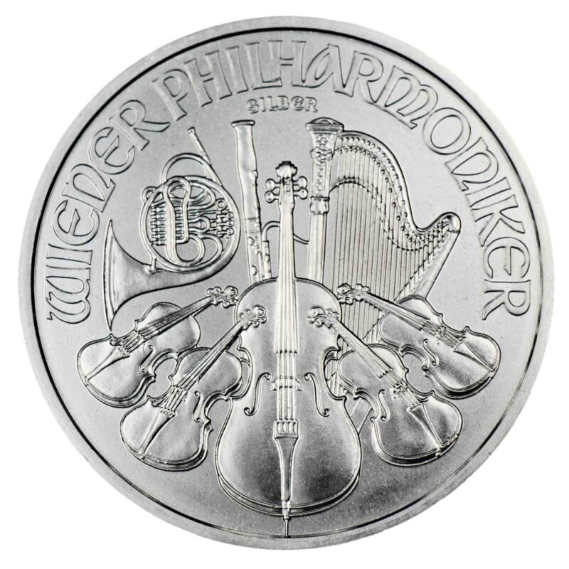1 OUNCE AUSTRIAN SILVER PHILHARMONIC 2023 - Image 2