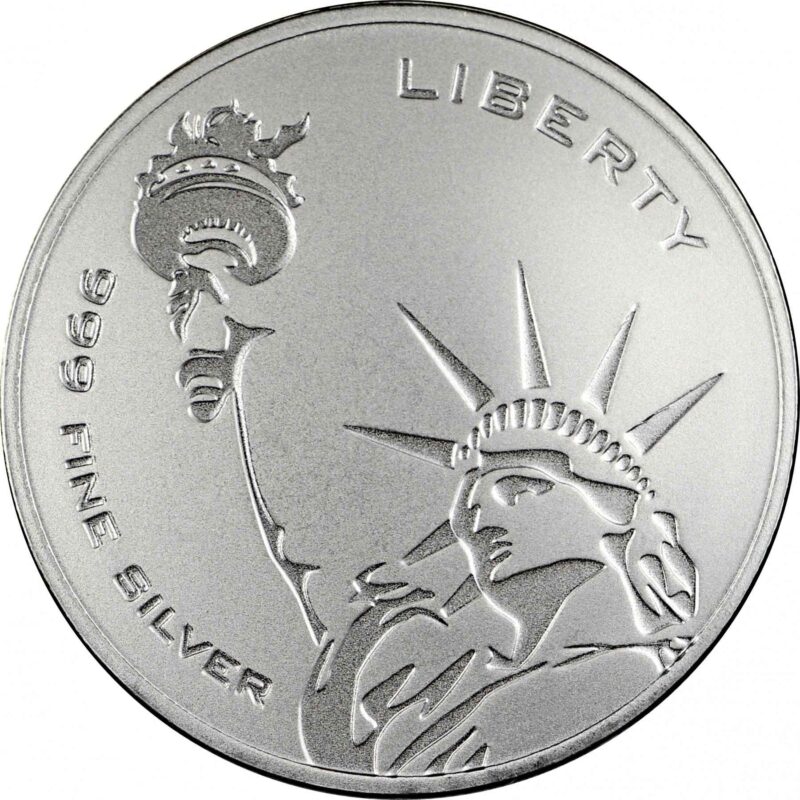 1 OUNCE SILVER ASAHI FREEDOM ROUND