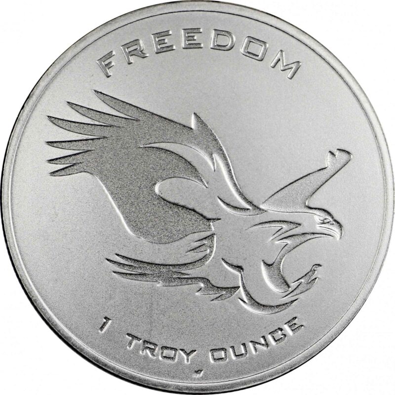 1 OUNCE SILVER ASAHI FREEDOM ROUND - Image 2