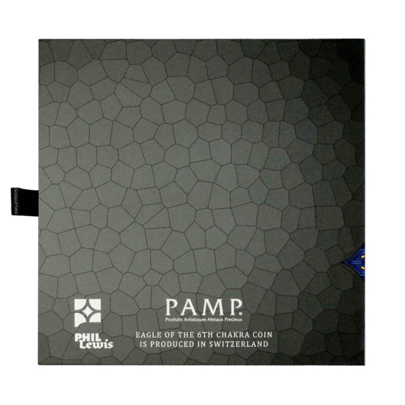 2 OUNCE SILVER PAMP PHIL LEWIS CHAKRA  EAGLE - Image 5