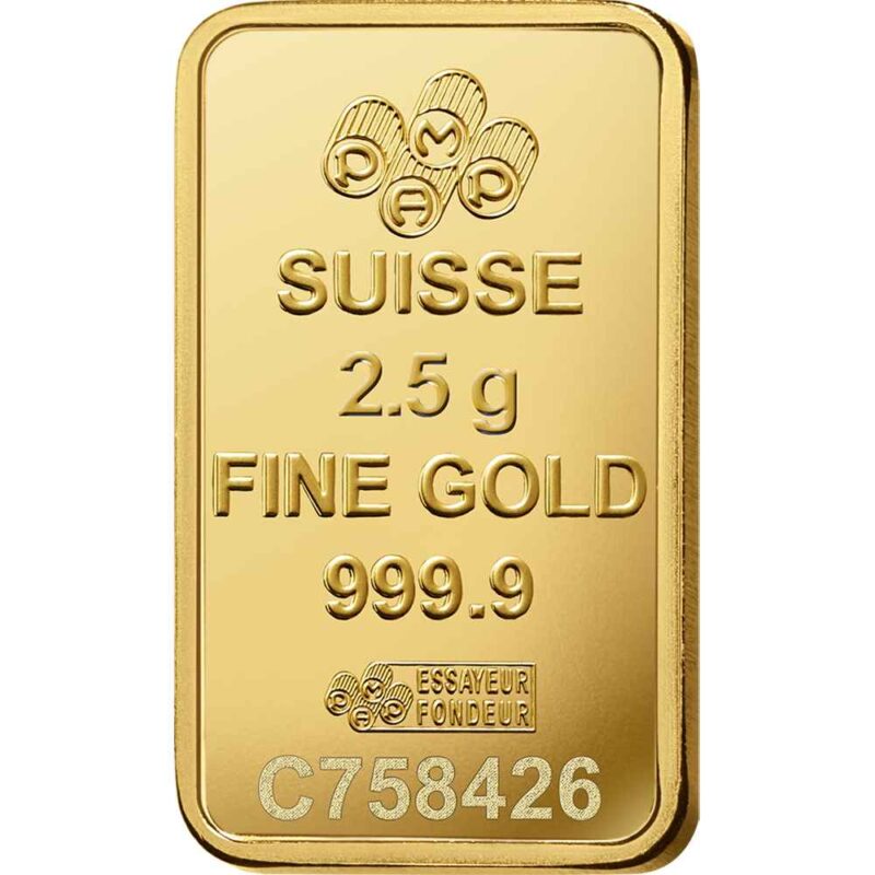2.5 GRAM GOLD BAR PAMP - Image 4