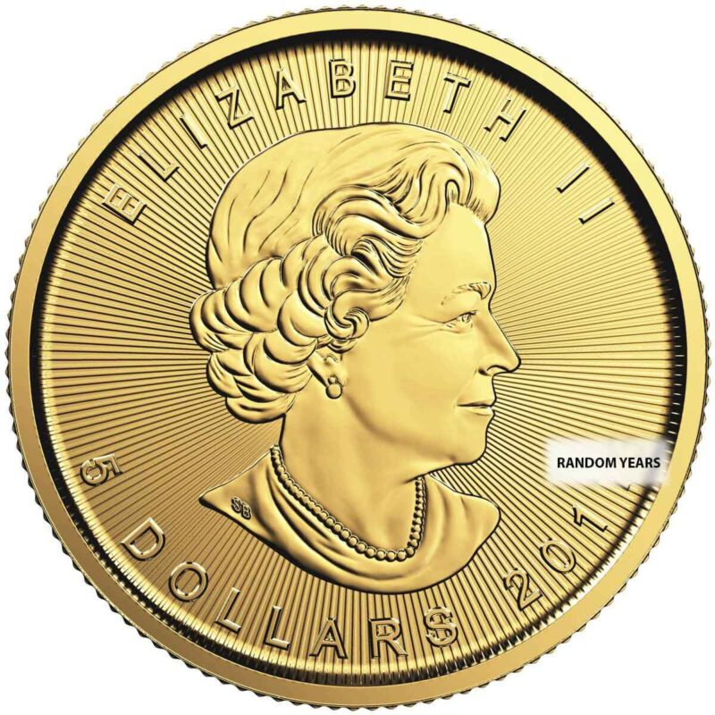 1/10 OUNCE GOLD MAPLE LEAF - Image 2