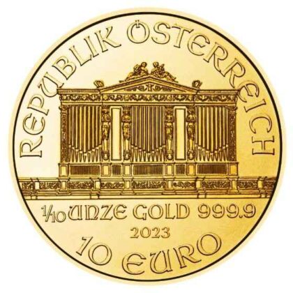 1/10 OUNCE GOLD PHILHARMONIC 2023
