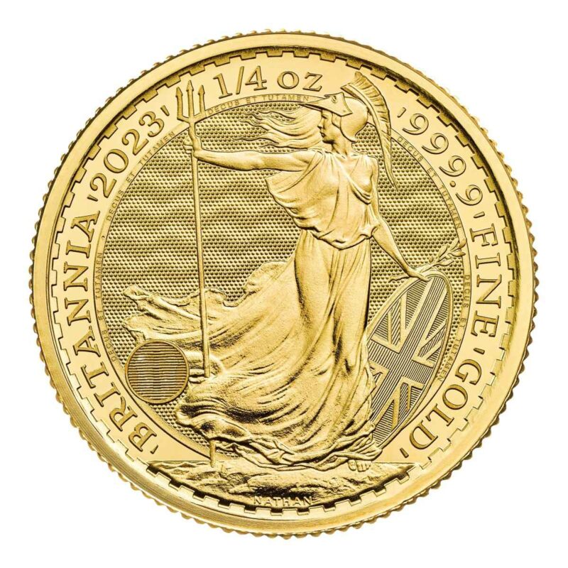 1/4 OUNCE GOLD BRITANNIA QUEEN ELIZABETH 2023
