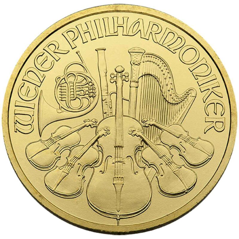 1/4 OUNCE GOLD AUSTRIAN PHILHARMONIC - Image 2
