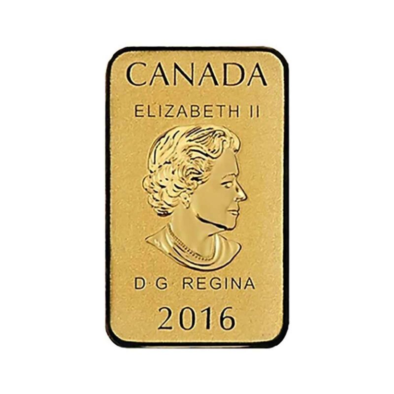 5x 1/10 OUNCE GOLD CANADIAN LEGAL TENDER BAR PACK - Image 3