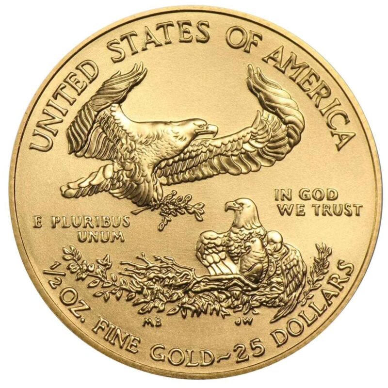 1/2 OUNCE GOLD EAGLE - Image 2