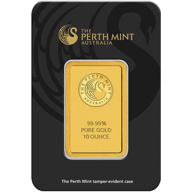 10 OUNCE PERTH MINT GOLD BAR