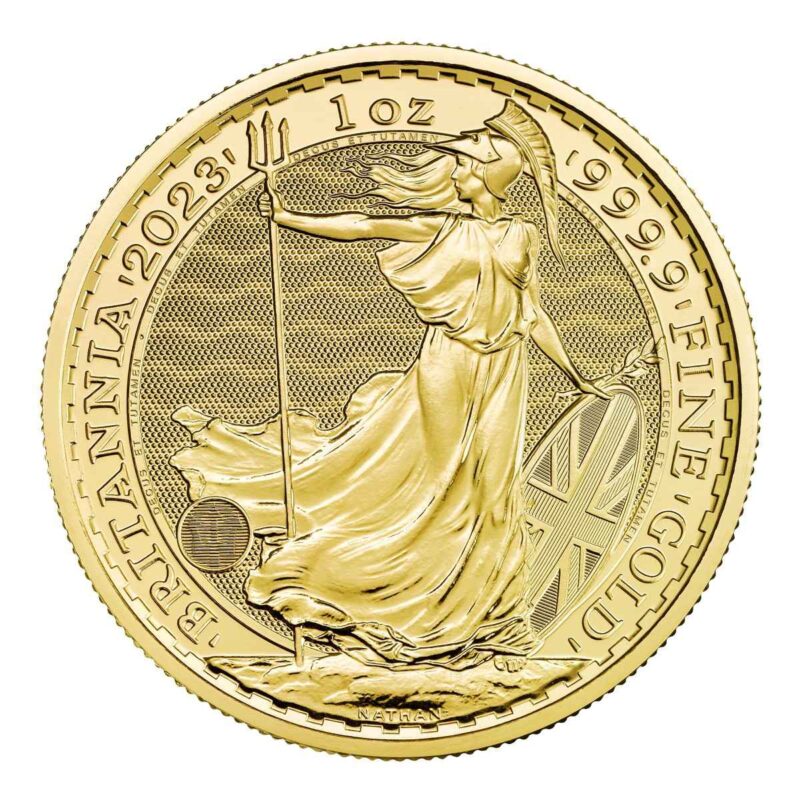 1 OUNCE GOLD BRITANNIA QUEEN ELIZABETH 2023 - Image 2