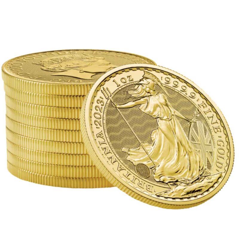 1 OUNCE GOLD BRITANNIA QUEEN ELIZABETH 2023 - Image 3