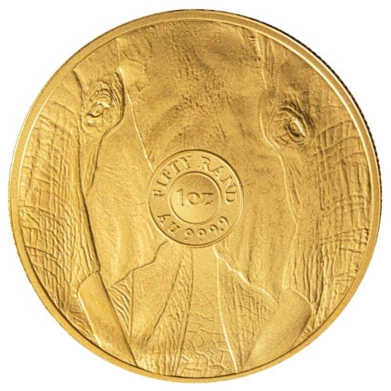 1 OUNCE GOLD RAND REFINERY ELEPHANT 2023 - Image 2