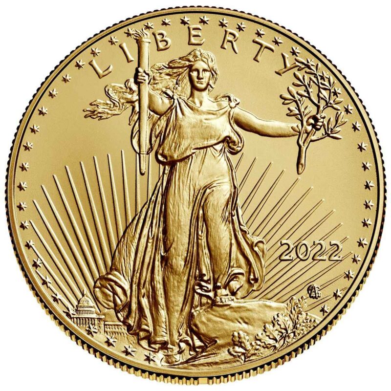 1/2 OUNCE GOLD EAGLE 2022