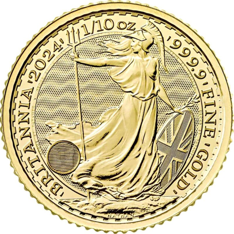1/10 OUNCE GOLD BRITANNIA 2024