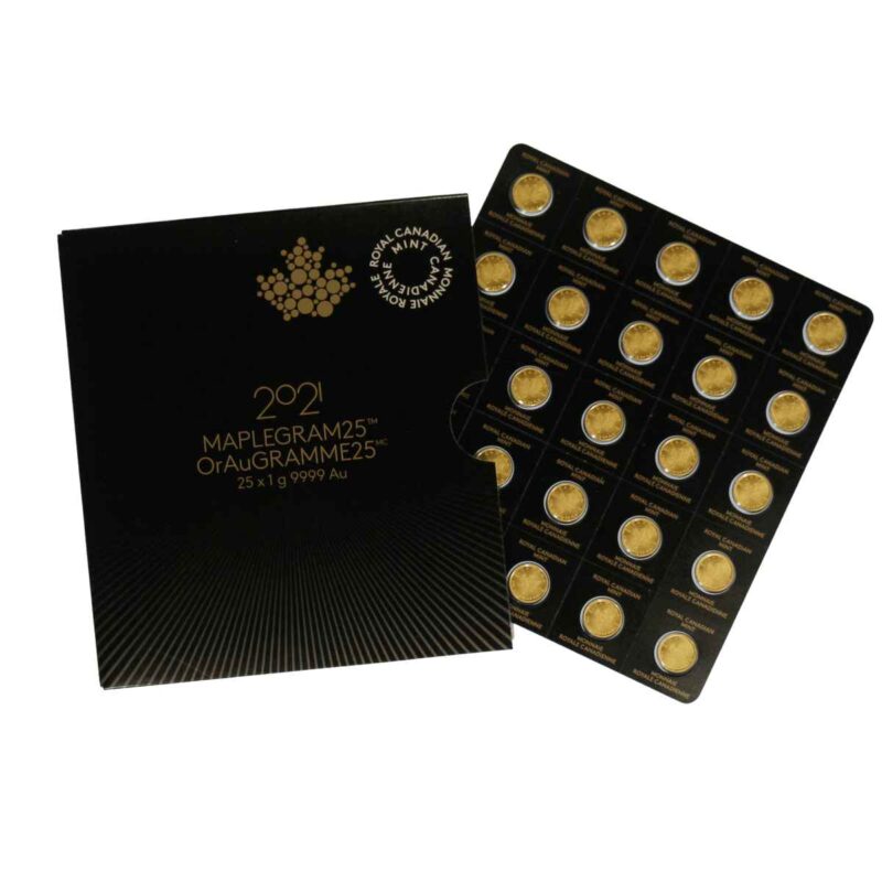 25 GRAM CANADIAN MAPLEGRAM