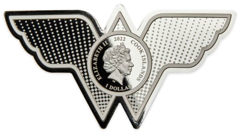 1 OUNCE SILVER COIN DC COMICS WONDER WOMAN - Image 2