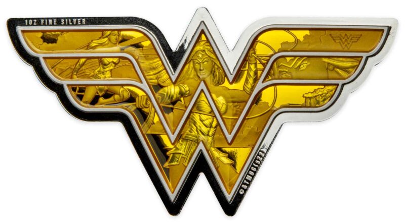 1 OUNCE SILVER COIN DC COMICS WONDER WOMAN