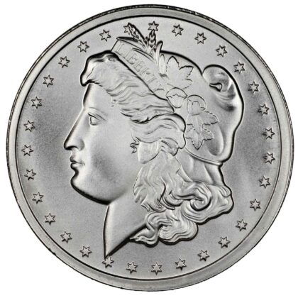 1 OUNCE SILVER ROUND MORGAN