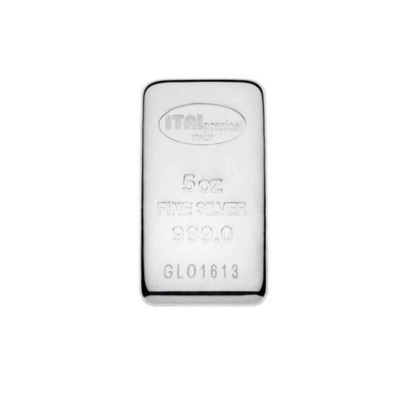 5 OUNCE SILVER ITALPREZIOSI BAR