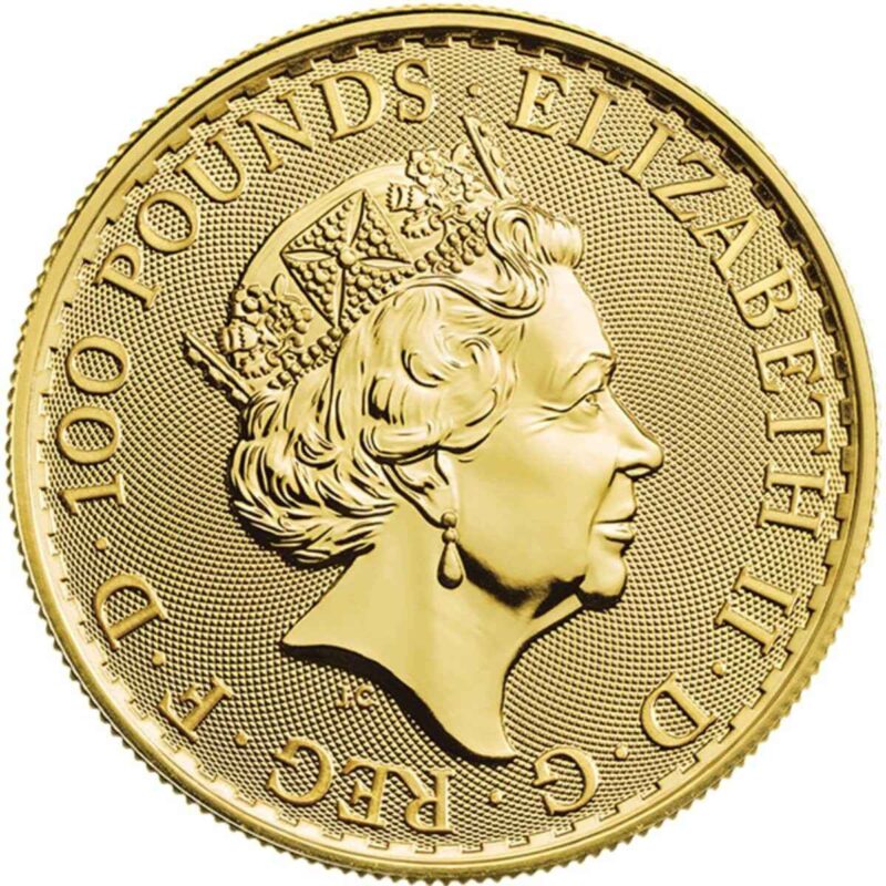 1 OUNCE GOLD BRITANNIA - Image 2