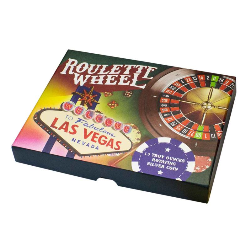 1.5 OUNCE SILVER ROULETTE WHEEL COIN 2023 - Image 4