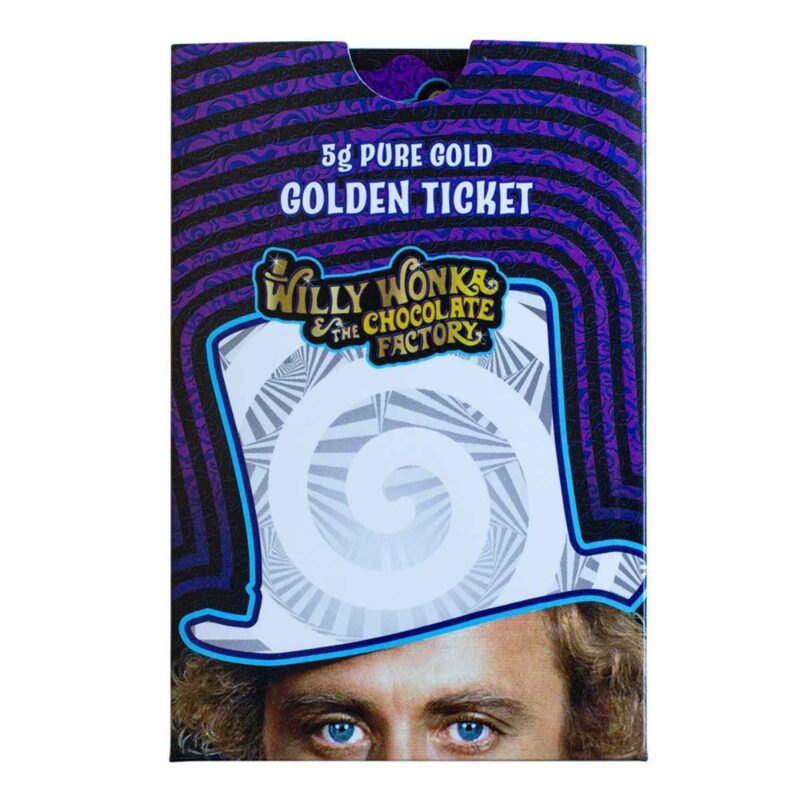 5 GRAM GOLD PAMP WILLY WONKA GOLDEN TICKET BAR - Image 3