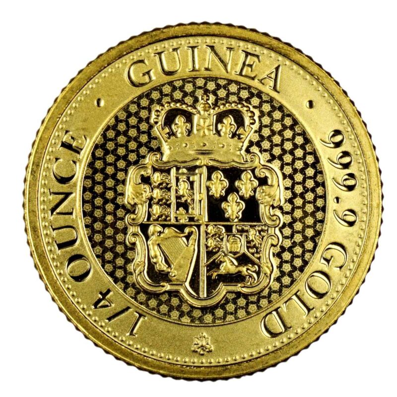 1/4 OUNCE GOLD ST. HELENA GUINEA ROSE CROWN - Image 2